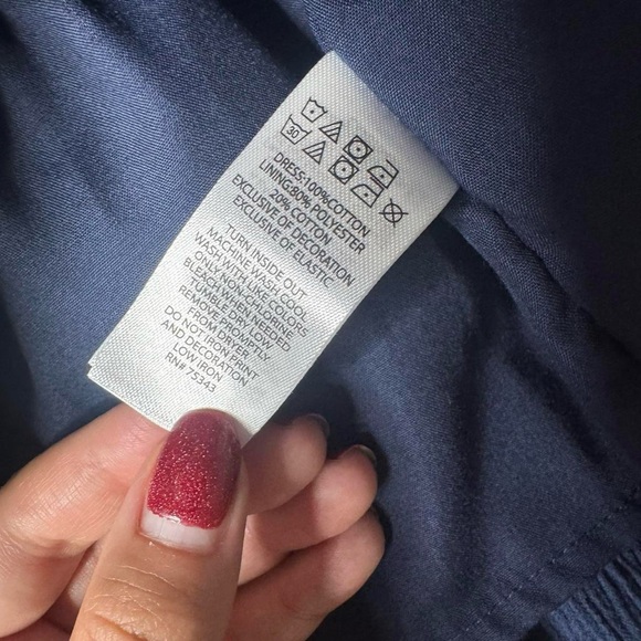 Rachel Zoe Toddler Girl Floral Embroidered Navy Dress + Headband Size 4 NWT - Picture 8 of 9